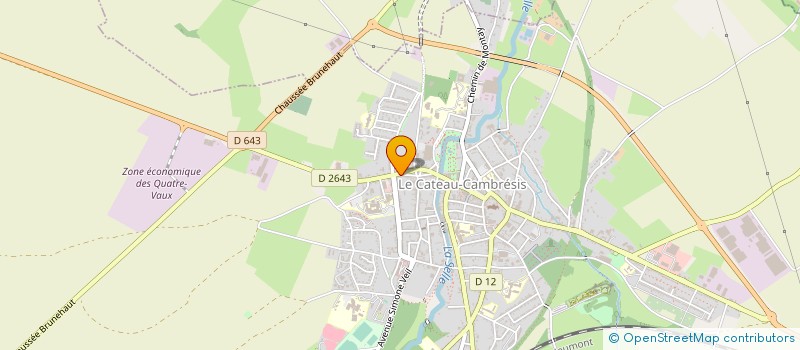 localisation de l'entreprise MONSIEUR PATRICK LEROUGE à LE CATEAU-CAMBRESIS