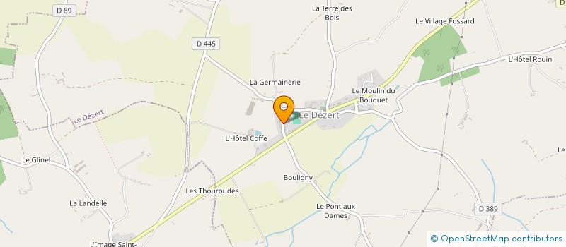 localisation de l'entreprise MONSIEUR PATRICK LEROY à LE DEZERT