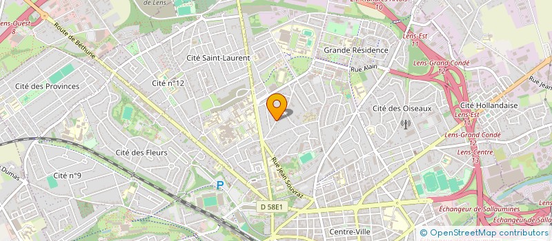 localisation de l'entreprise MONSIEUR PATRICK LEROY à LENS