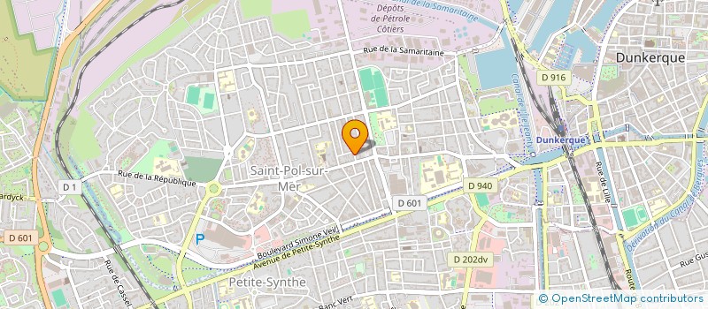 localisation de l'entreprise MONSIEUR PATRICK LESCIEUX à DUNKERQUE