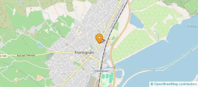 localisation de l'entreprise MONSIEUR PATRICK LESCURE à FRONTIGNAN