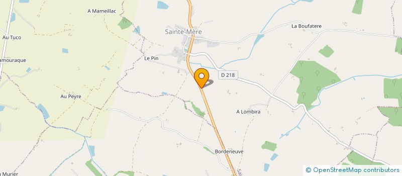 localisation de l'entreprise MONSIEUR PATRICK LESPES  SAINTE-MERE