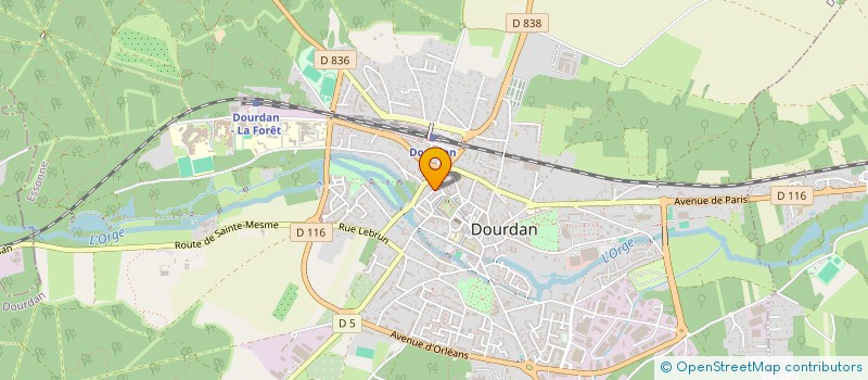 localisation de l'entreprise MONSIEUR PATRICK LESTIENNE à DOURDAN