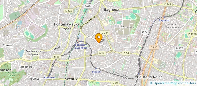 localisation de l'entreprise MONSIEUR PATRICK LESUEUR à FONTENAY-AUX-ROSES