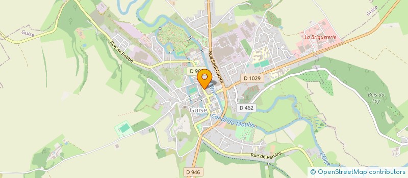 localisation de l'entreprise MONSIEUR PATRICK LETELLIER à GUISE