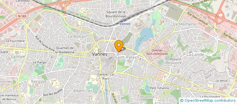 localisation de l'entreprise MONSIEUR PATRICK LETENDRE à VANNES