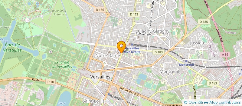 localisation de l'entreprise MONSIEUR PATRICK LETHEO à VERSAILLES