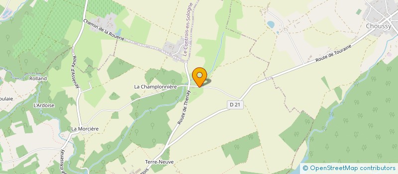 localisation de l'entreprise MONSIEUR PATRICK LETOURNEAU à MONTHOU-SUR-CHER