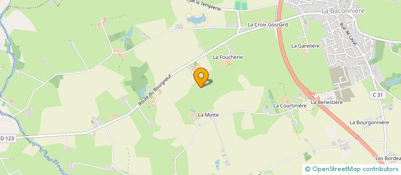 localisation de l'entreprise MONSIEUR PATRICK LETOURNEUX  LA BACONNIERE