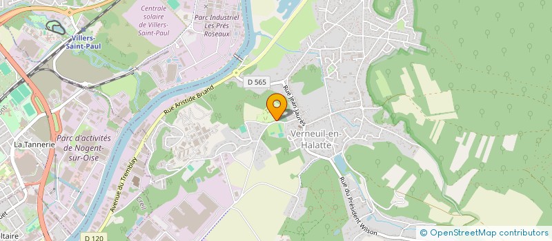 localisation de l'entreprise MONSIEUR PATRICK LETREUILLE  VERNEUIL-EN-HALATTE