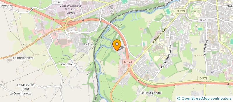 localisation de l'entreprise MONSIEUR PATRICK LEVALLOIS  SAINT-LO