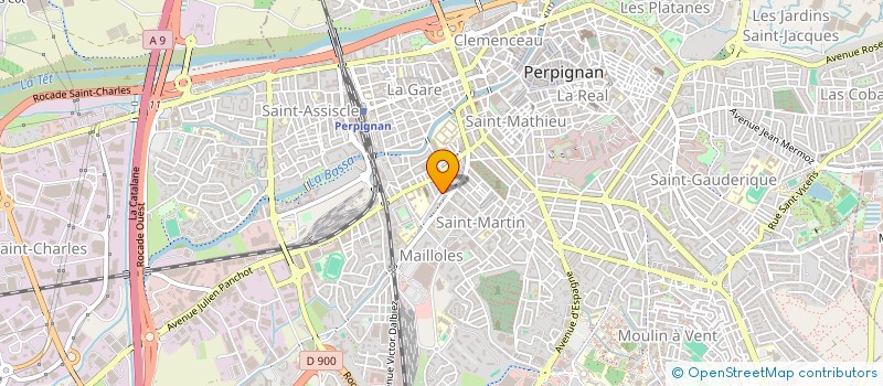 localisation de l'entreprise MONSIEUR PATRICK LEVASSEUR  PERPIGNAN