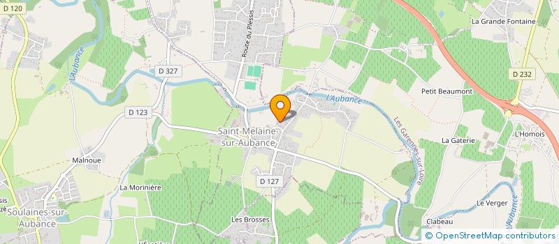 localisation de l'entreprise MONSIEUR PATRICK LEVEAU  SAINT-MELAINE-SUR-AUBANCE