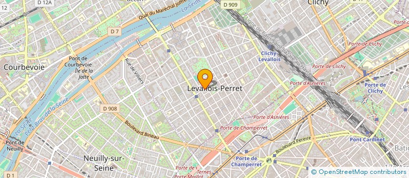 localisation de l'entreprise MONSIEUR PATRICK LEVI à LEVALLOIS-PERRET