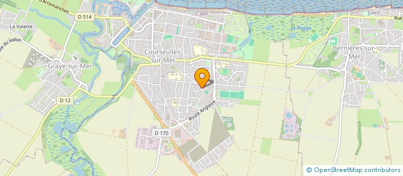 localisation de l'entreprise MONSIEUR PATRICK LEVRAY  COURSEULLES-SUR-MER