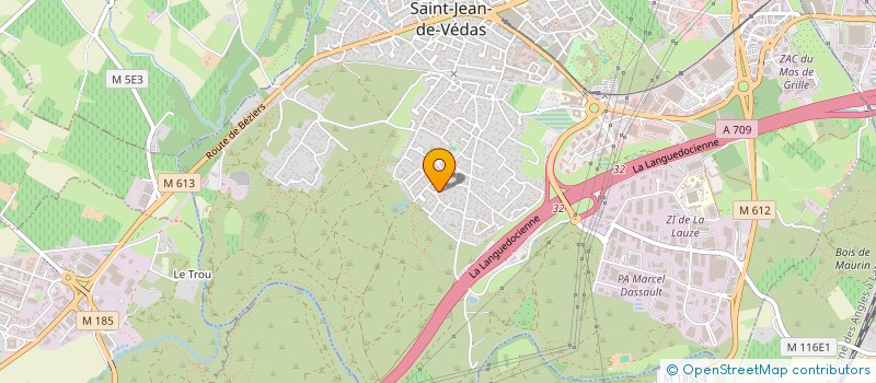 localisation de l'entreprise MONSIEUR PATRICK LEYGUE à SAINT-JEAN-DE-VEDAS
