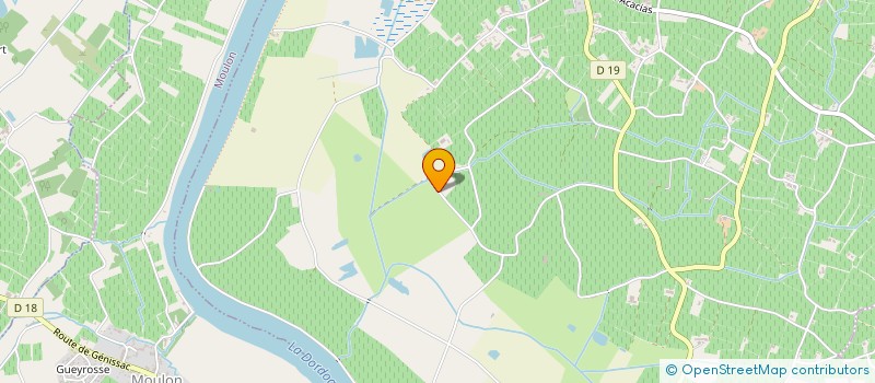 localisation de l'entreprise MONSIEUR PATRICK LEYX  SAINT-SULPICE-DE-FALEYRENS