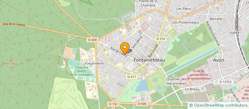 localisation de l'entreprise MONSIEUR PATRICK LHEURE à FONTAINEBLEAU