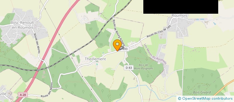 localisation de l'entreprise MONSIEUR PATRICK LHOMOY  THENOUVILLE