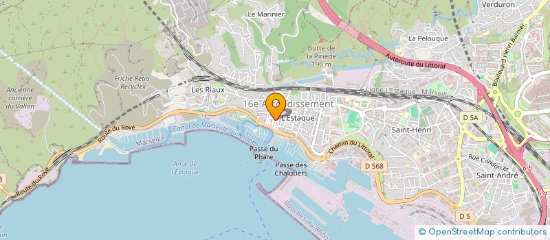 localisation de l'entreprise MONSIEUR PATRICK LHOTE à MARSEILLE 16EME