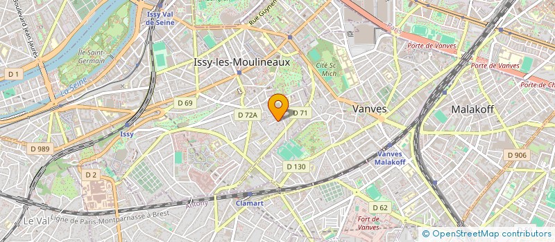 localisation de l'entreprise MONSIEUR PATRICK LIEAU à ISSY-LES-MOULINEAUX