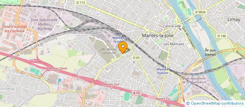 localisation de l'entreprise MONSIEUR PATRICK LIKUMBU MOLAYI  MANTES-LA-VILLE