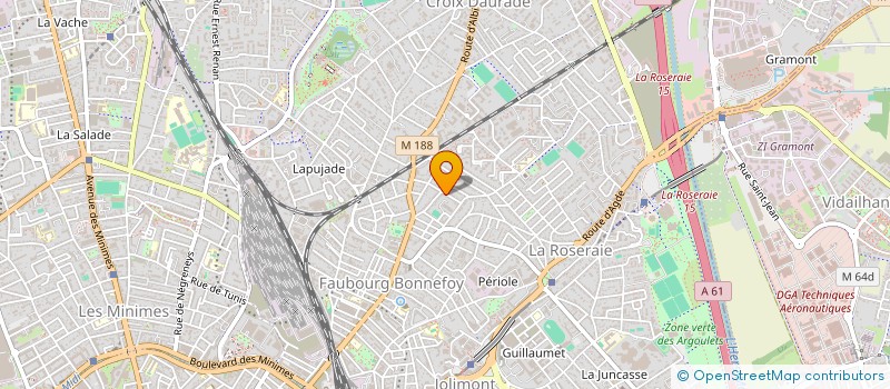 localisation de l'entreprise MONSIEUR PATRICK LIMET  TOULOUSE