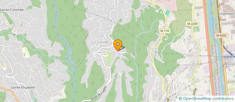 localisation de l'entreprise MONSIEUR PATRICK LIMINANA  LA GAUDE