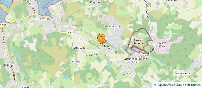 localisation de l'entreprise MONSIEUR PATRICK LISSILOUR  PLEUMEUR-BODOU