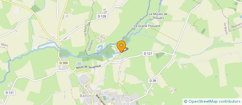 localisation de l'entreprise MONSIEUR PATRICK LITEAU  BALLON-SAINT MARS