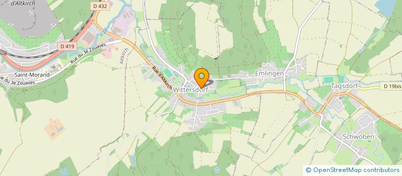 localisation de l'entreprise MONSIEUR PATRICK LITZLER  WITTERSDORF