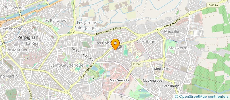 localisation de l'entreprise MONSIEUR PATRICK LLANA  PERPIGNAN