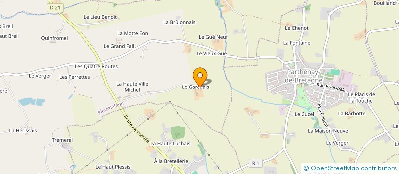 localisation de l'entreprise MONSIEUR PATRICK LOHAT à PLEUMELEUC