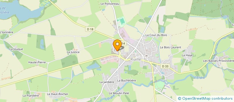localisation de l'entreprise MONSIEUR PATRICK LOIC LE ROUX à RIAILLE