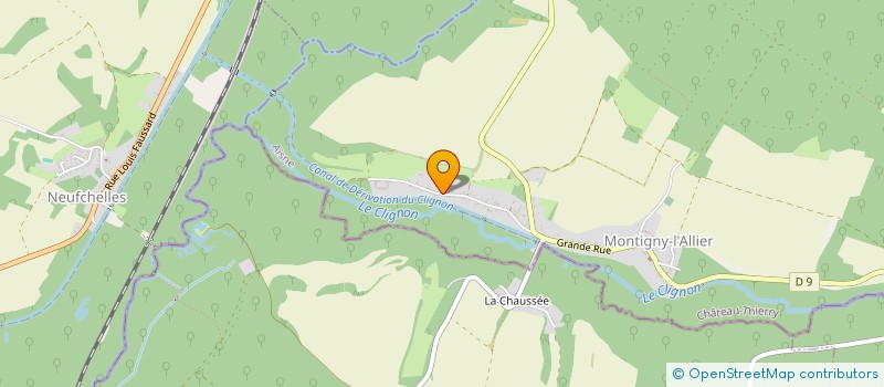 localisation de l'entreprise MONSIEUR PATRICK LOISELEUX à MONTIGNY-L'ALLIER