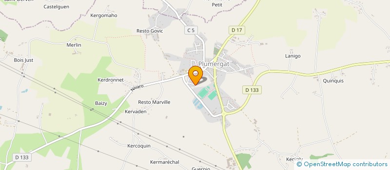 localisation de l'entreprise MONSIEUR PATRICK LOISON à PLUMERGAT