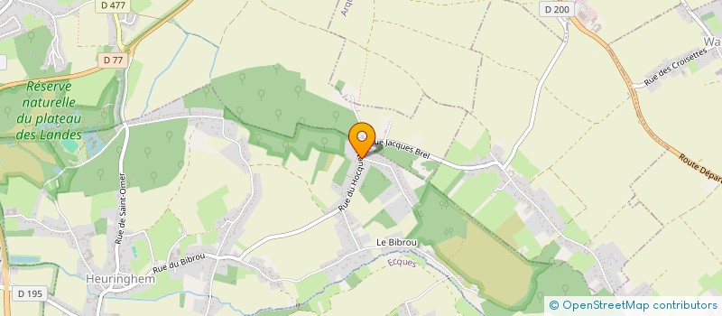 localisation de l'entreprise MONSIEUR PATRICK LOISON  HEURINGHEM