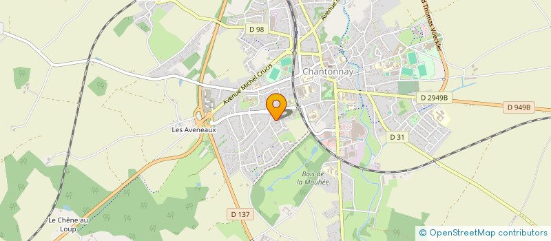 localisation de l'entreprise MONSIEUR PATRICK LOIZEAU  CHANTONNAY