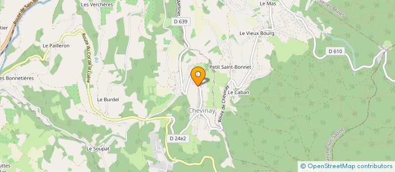 localisation de l'entreprise MONSIEUR PATRICK LOMBARD  CHEVINAY