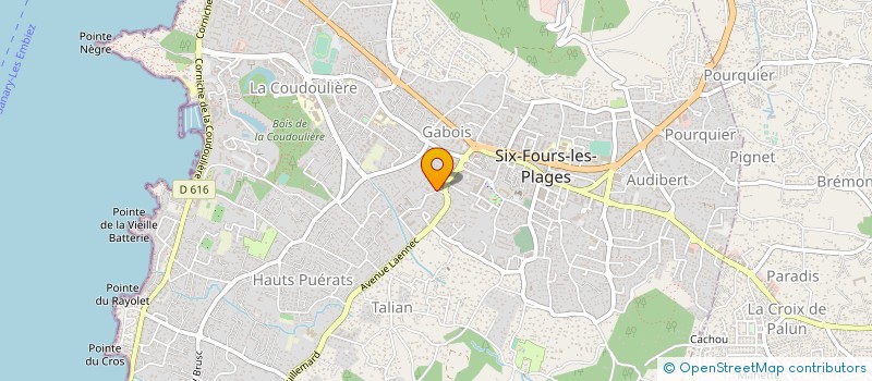 localisation de l'entreprise MONSIEUR PATRICK LONG à SIX-FOURS-LES-PLAGES