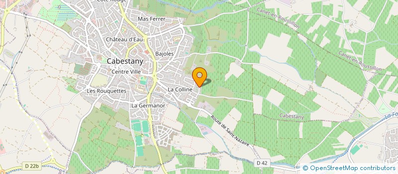 localisation de l'entreprise MONSIEUR PATRICK LONG  CABESTANY