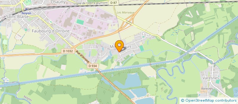 localisation de l'entreprise MONSIEUR PATRICK LOPES DE AZEVEDO  MORLINCOURT