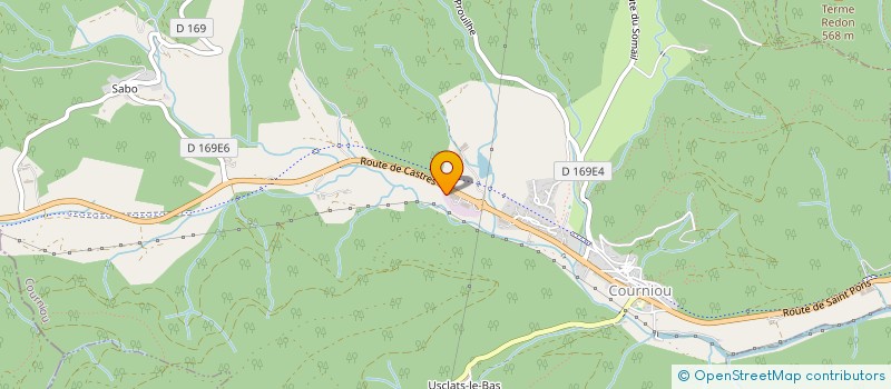 localisation de l'entreprise MONSIEUR PATRICK LOPEZ  VERRERIES-DE-MOUSSANS