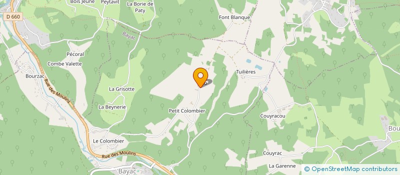 localisation de l'entreprise MONSIEUR PATRICK LOPEZ  BAYAC