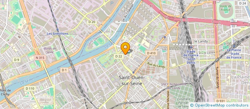 localisation de l'entreprise MONSIEUR PATRICK LOPY à SAINT-OUEN-SUR-SEINE