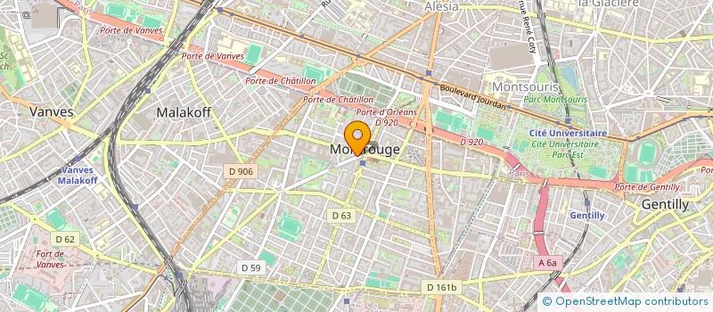 localisation de l'entreprise MONSIEUR PATRICK LOREN  MONTROUGE