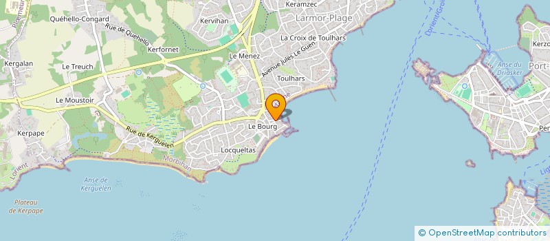 localisation de l'entreprise MONSIEUR PATRICK LORIQUET à LARMOR-PLAGE