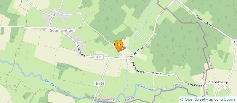 localisation de l'entreprise MONSIEUR PATRICK LORNE  SOUMAINTRAIN