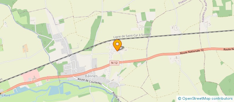 localisation de l'entreprise MONSIEUR PATRICK LORTIE  BALINES