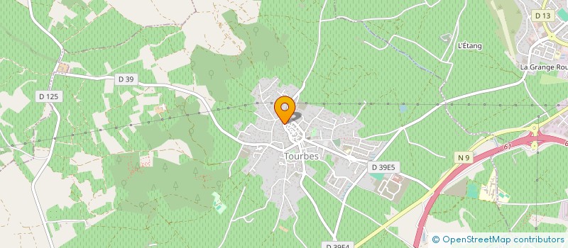 localisation de l'entreprise MONSIEUR PATRICK LOUBET  TOURBES